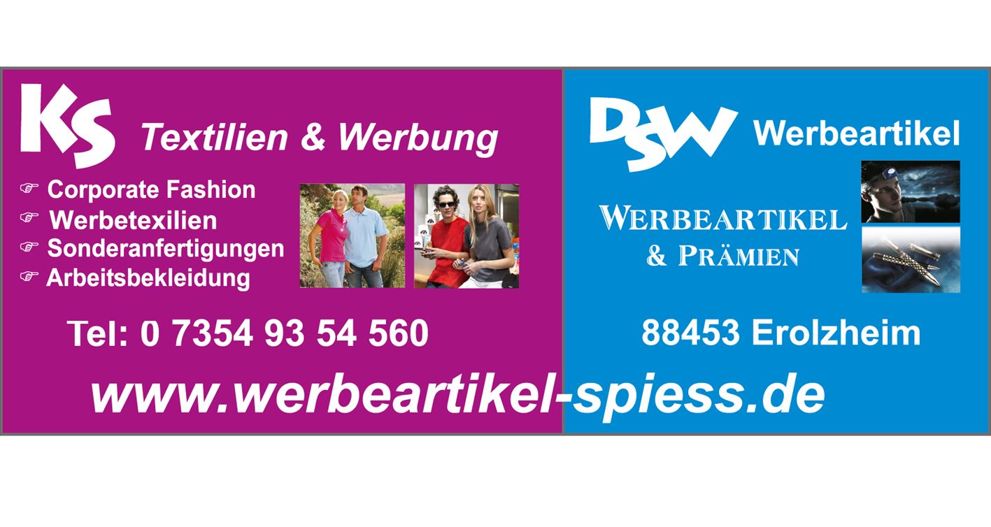 KS Textilien DSW Werbeartikel Erolzheim