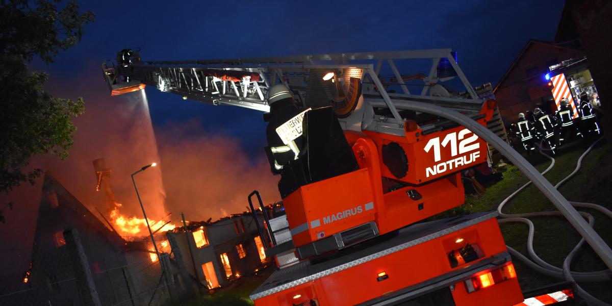 Unsere Drehleiter im Einsatz